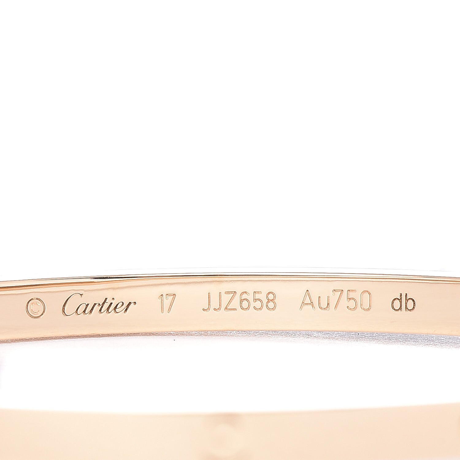 Cartier 18K Yellow Gold Small LOVE Bracelet 17 4 of 5