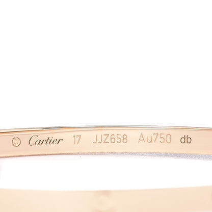 Cartier 18K Yellow Gold Small LOVE Bracelet 17 4 of 5