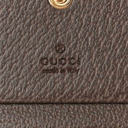 Gucci GG Supreme Monogram Web Ophidia Card Case Beige New Acero 6 of 7