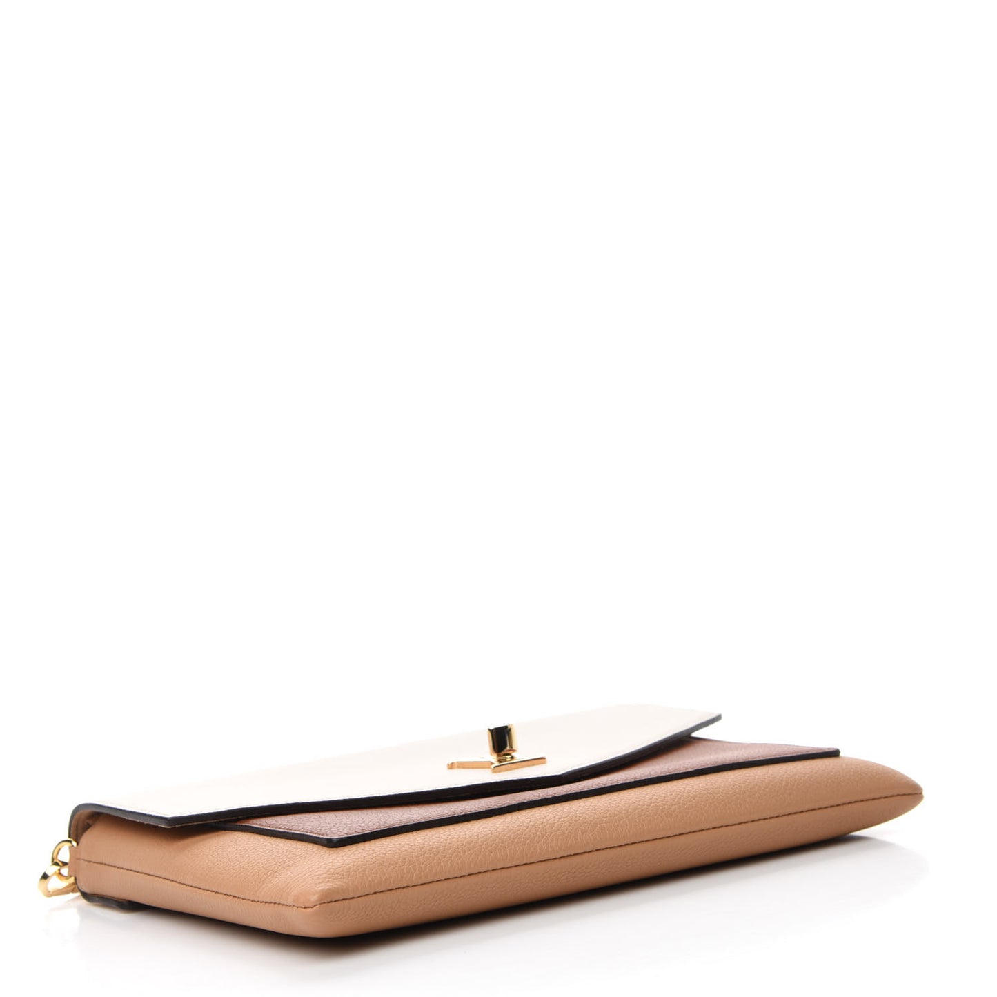 Soft Calfskin My Lockme Pochette Arizona Quartz Caramel
