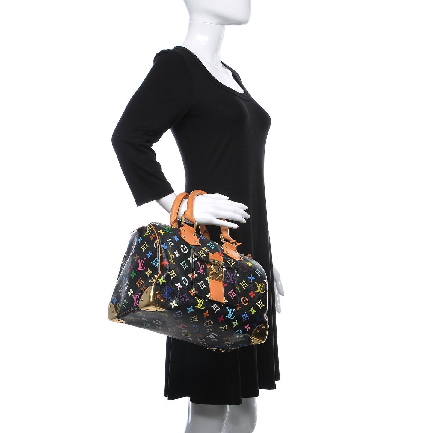 Monogram Multicolor Speedy 30 Black