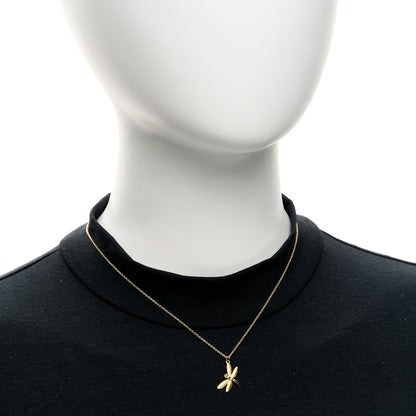 Tiffany 18K Yellow Gold Dragonfly Pendant Necklace 2 of 4