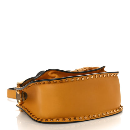 Chloe Calfskin Braided Mini Hudson Shoulder Bag Sunflower 4 of 9