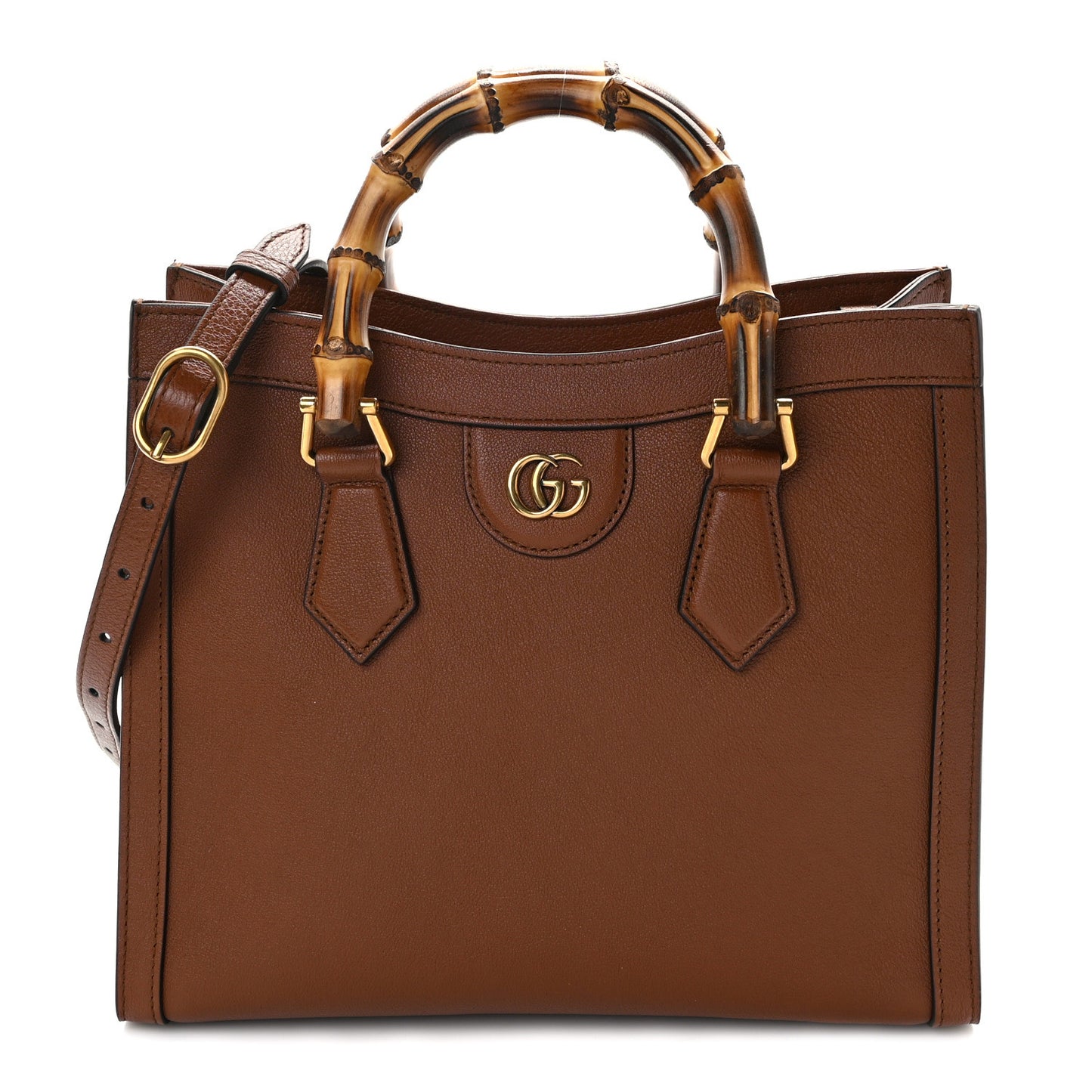 Wonka Grain Calfskin Small Diana Tote Bag Cuir