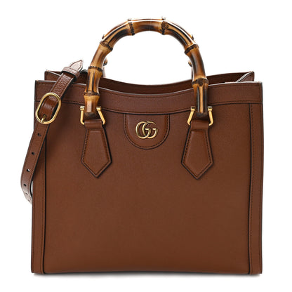 Gucci Wonka Grain Calfskin Small Diana Tote Bag Cuir 1 of 11