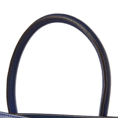 Celine Supple Calfskin Medium Phantom Luggage Indigo 9 of 10