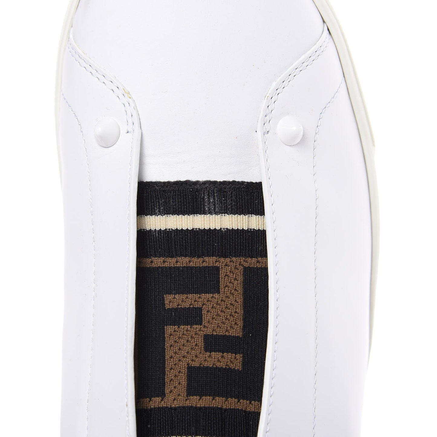 Vitello FF Rockoclick Slip On Sneakers 41 White