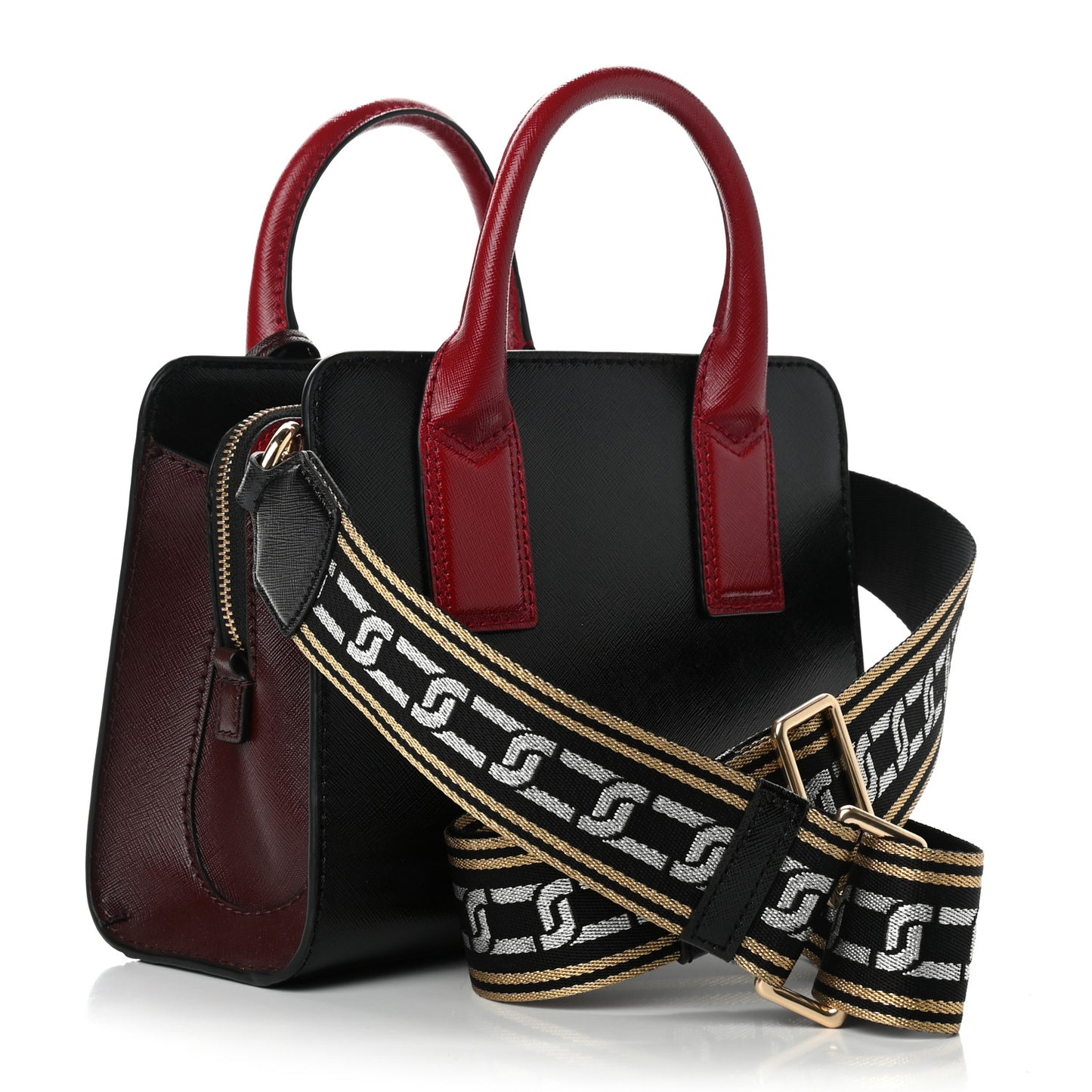 Saffiano Little Big Shot Tote Black