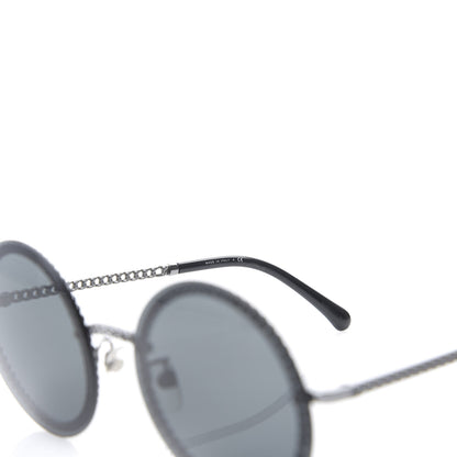Chanel Round Chain Sunglasses 4245 Gold 7 of 9