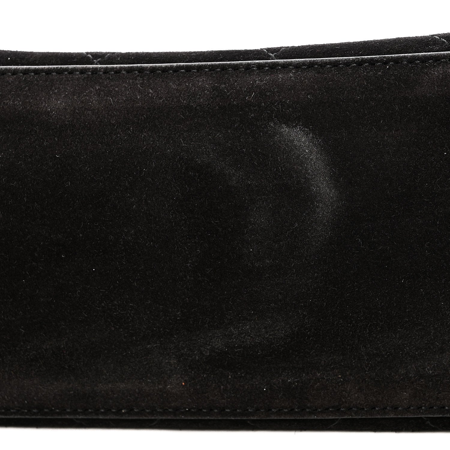 Chanel Suede Calfskin Small Souplissimo Maxi Flap Black 10 of 13