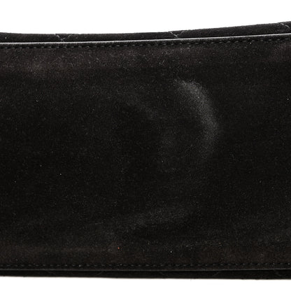 Chanel Suede Calfskin Small Souplissimo Maxi Flap Black 10 of 13
