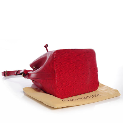Louis Vuitton Epi Petit Noe Red 4 of 8