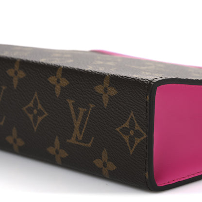 Louis Vuitton Monogram Macassar Pochette Voyage MM Fuchsia 9 of 9