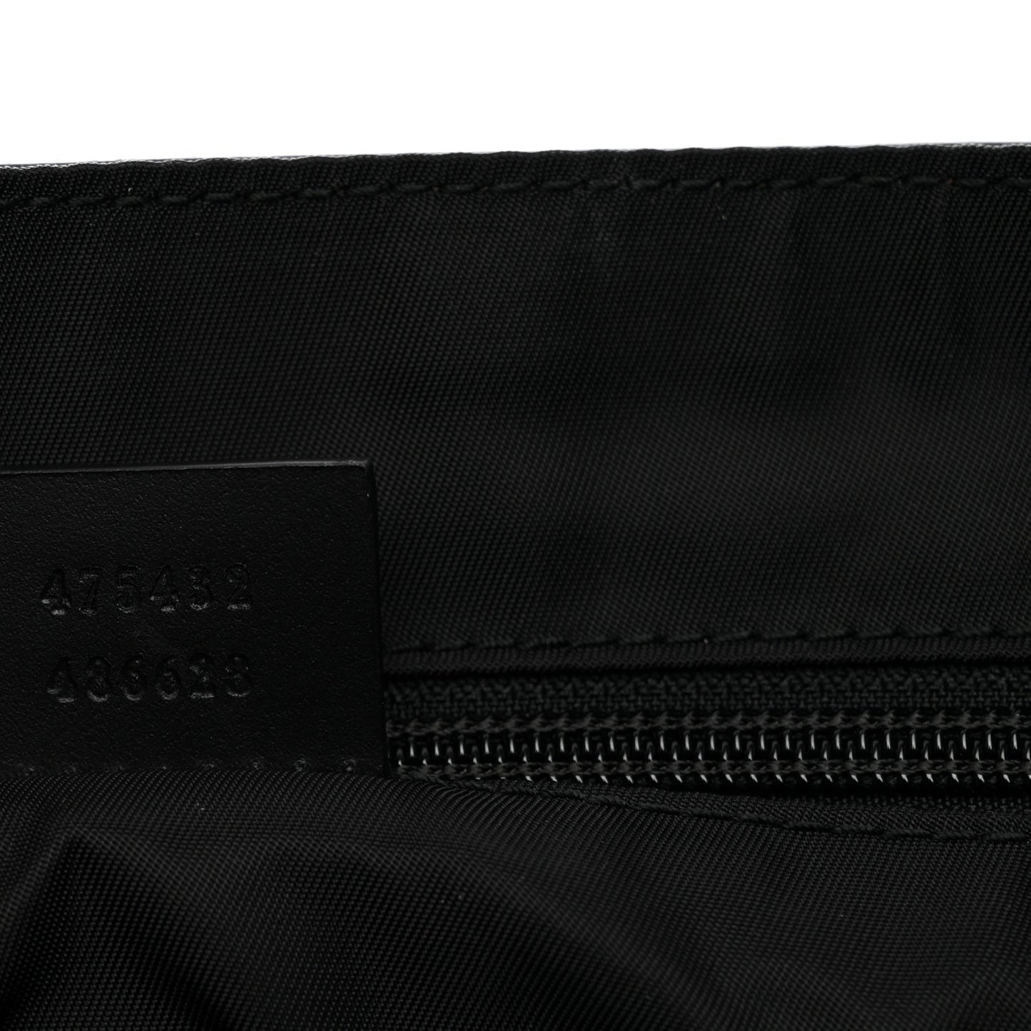 GG Supreme Monogram Web Flap Messenger Bag Black