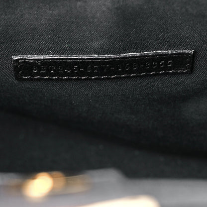 Fendi Vitello Elite Studded Monster Mini Demi Jour Shoulder Bag Black 7 of 12