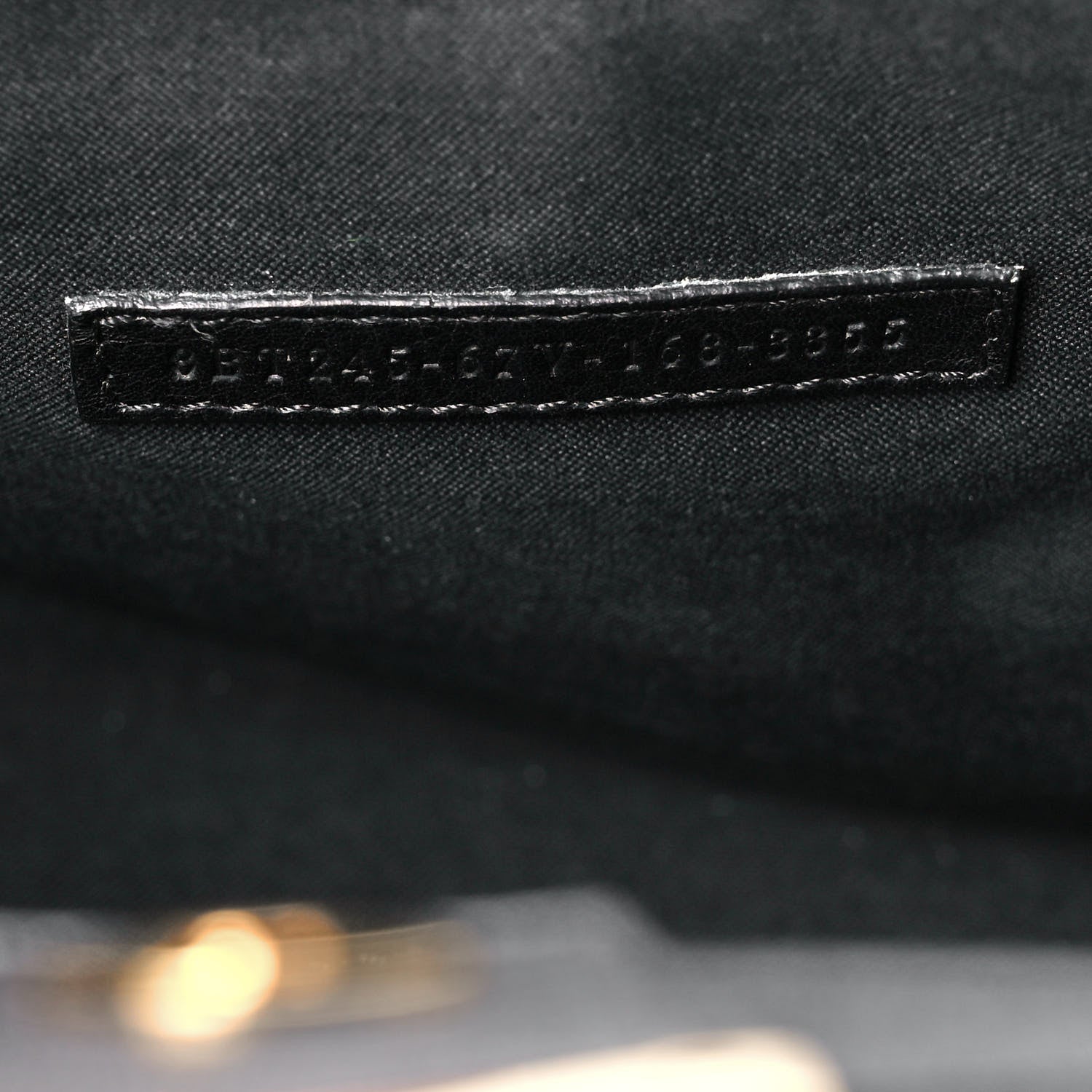 Fendi Vitello Elite Studded Monster Mini Demi Jour Shoulder Bag Black 8 of 14