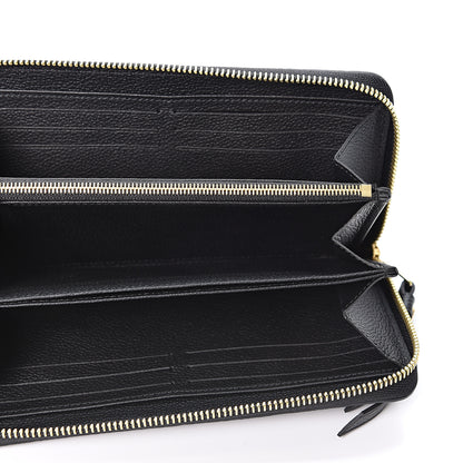 Louis Vuitton Empreinte Zippy Wallet Black 6 of 9