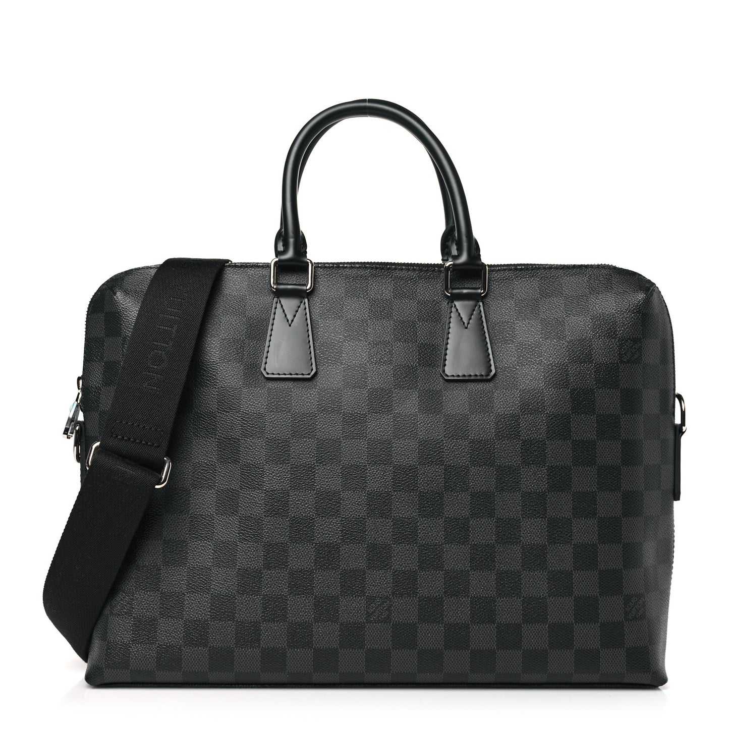Damier Graphite Porte-Documents Jour