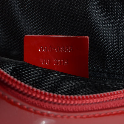 Gucci Patent Monogram Top Handle Tote Red 7 of 7