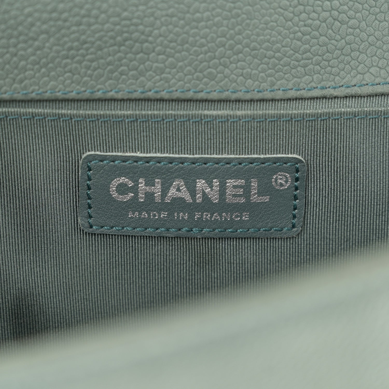 Chanel Caviar Quilted Medium Boy Flap Vert Fonce 6 of 11