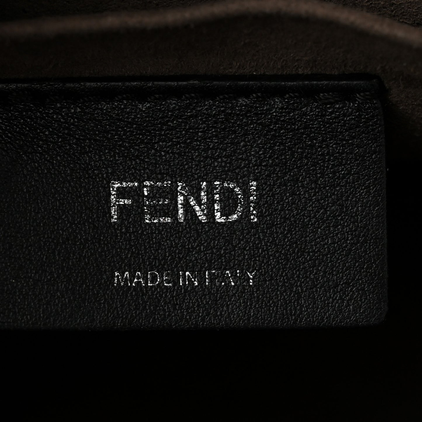 Vitello Century Opaco F is Fendi Kan I Shoulder Bag Black