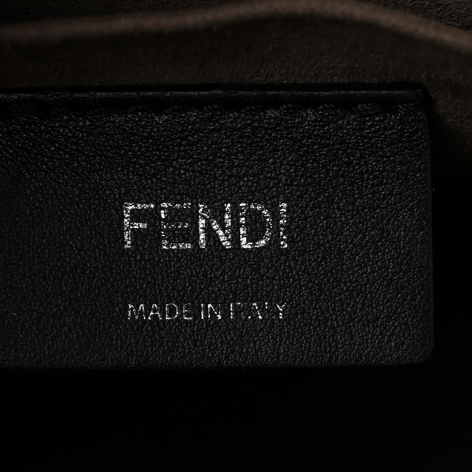 Fendi Vitello Century Opaco F is Fendi Kan I Shoulder Bag Black 6 of 11