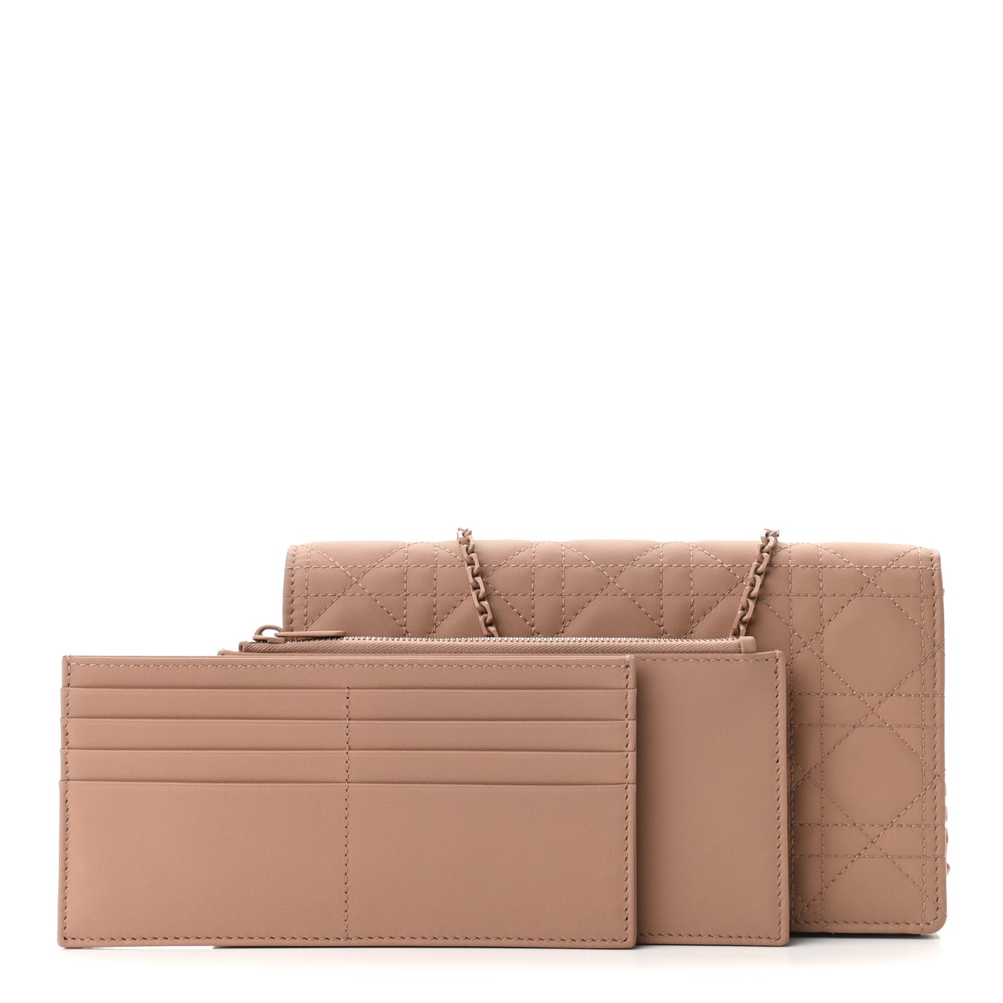 Ultra Matte Calfskin Cannage Lady Dior Clutch Fard
