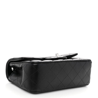 Chanel Lambskin Quilted Mini Rectangular Flap Black 4 of 10