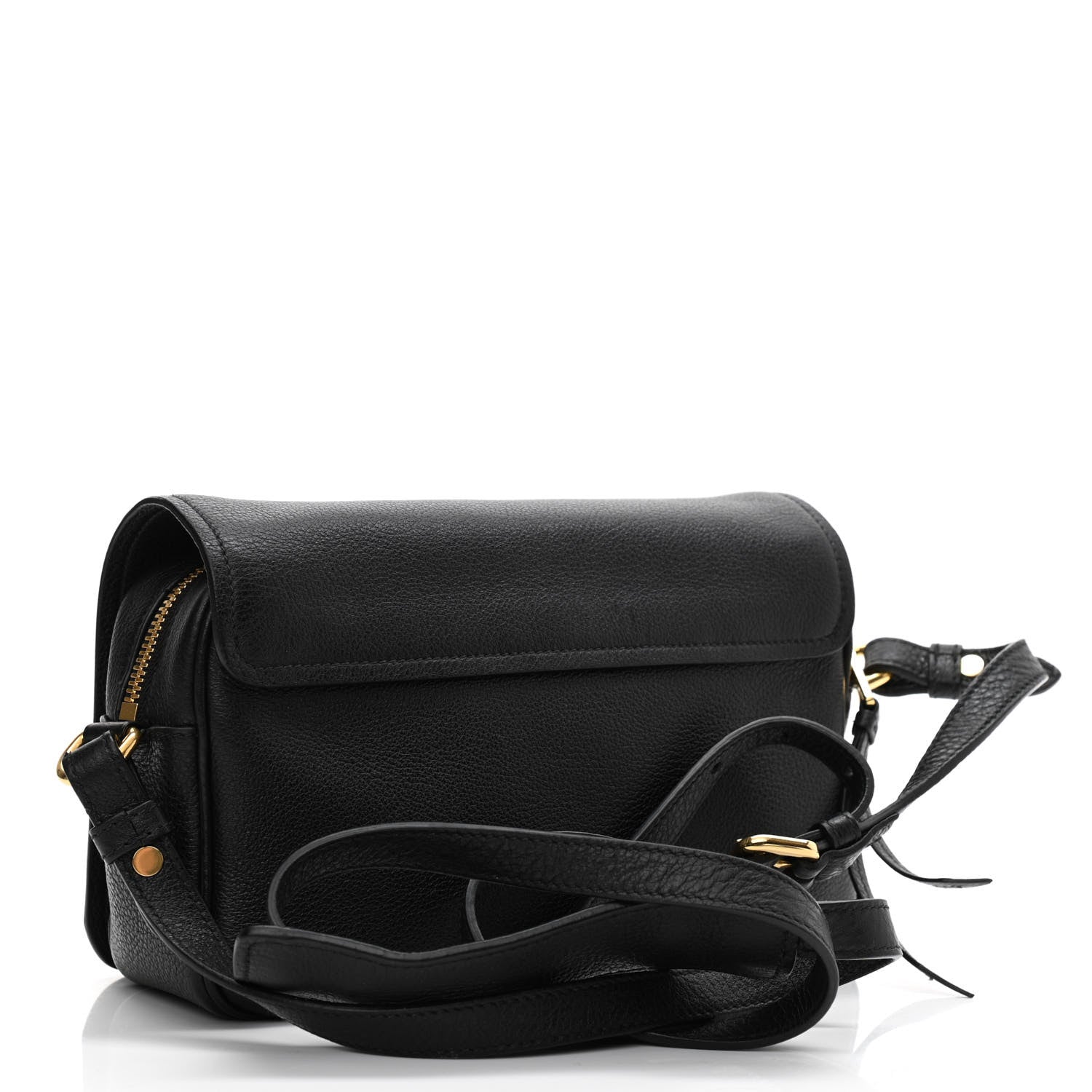 Prada Vitello Phenix Crossbody Bag Black 3 of 11