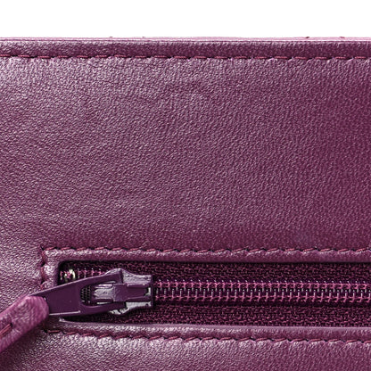 Chanel Lambskin Quilted Trendy CC Wallet On Chain WOC Purple 9 of 9