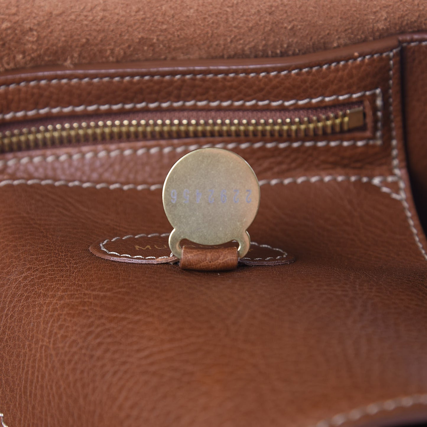 Natural Leather Bayswater Oak
