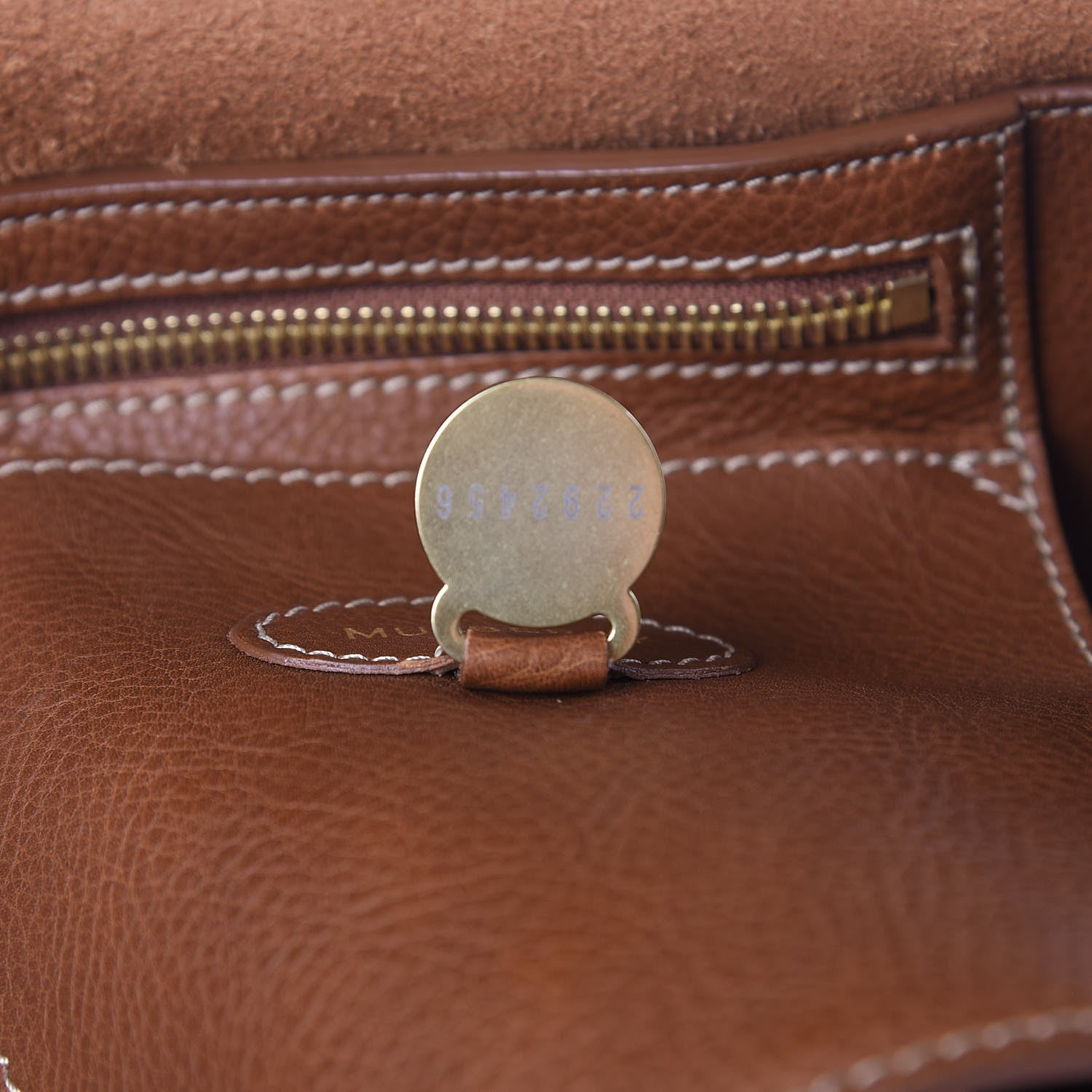 Mulberry Natural Leather Bayswater Oak 7 of 13