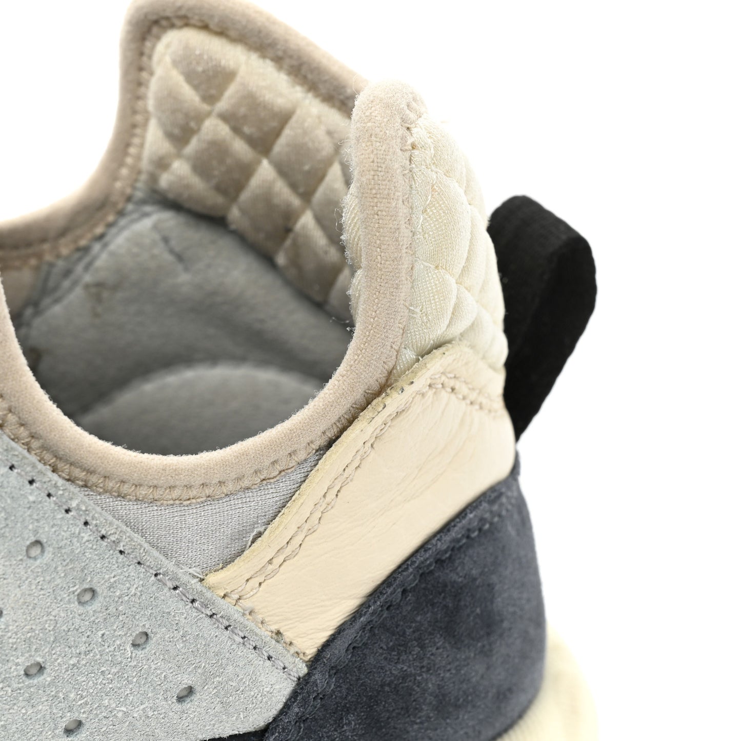 Fabric Suede Calfskin Mesh Womens CC Sneakers 40 Black Blue Ivory