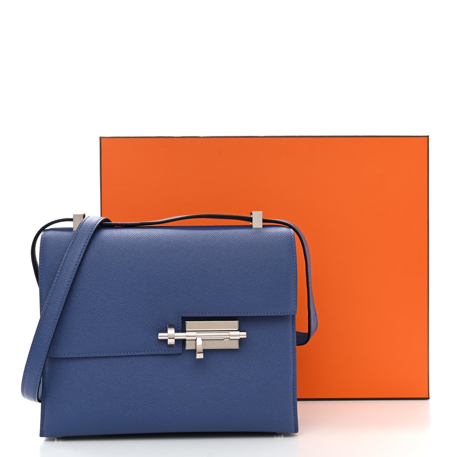 Hermes Epsom Verrou 21 Bleu Brighton 11 of 11