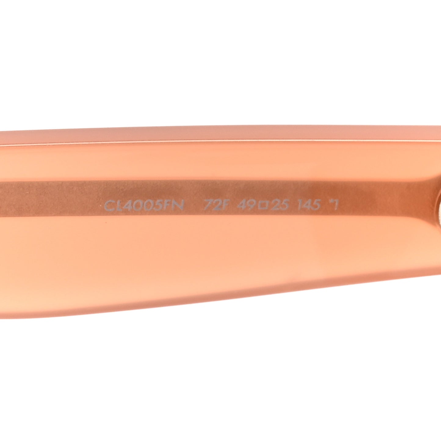 Oversized Round Sunglasses CL4005FN Peach
