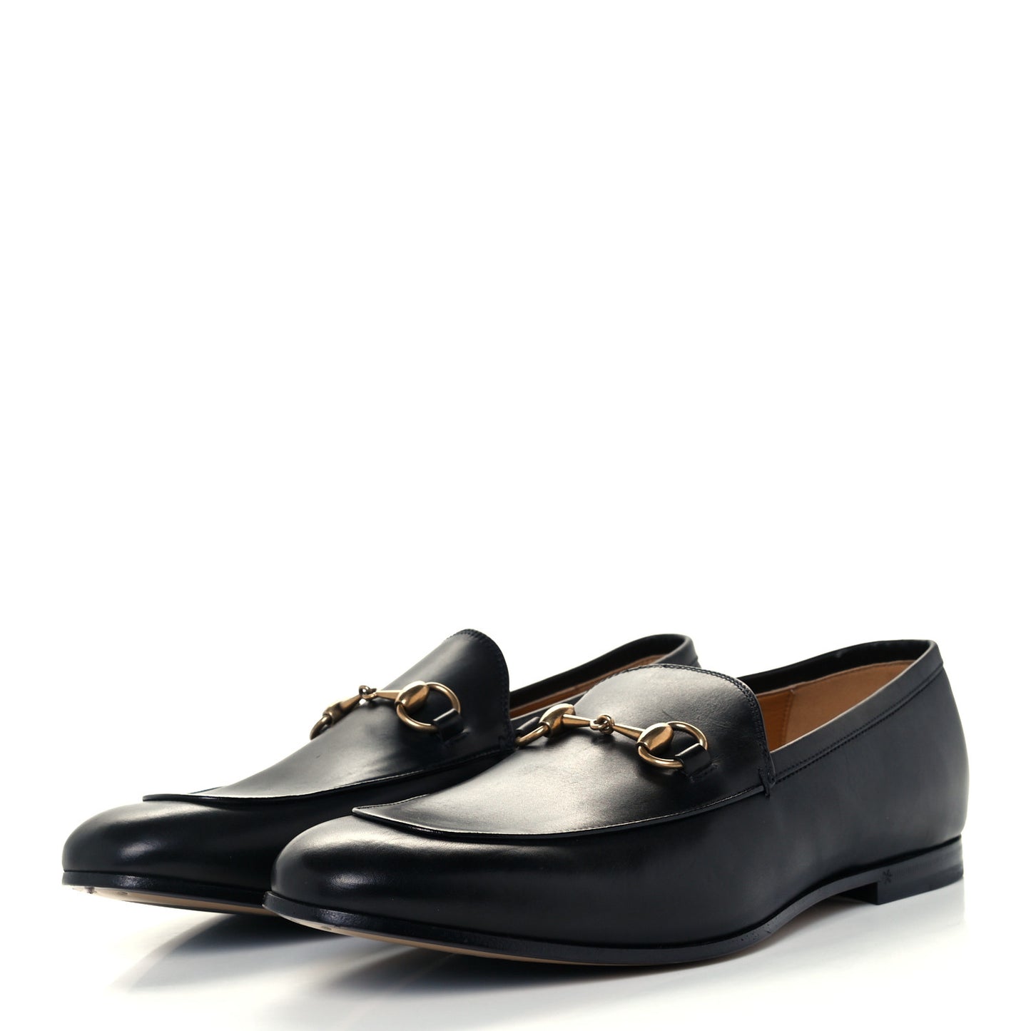 Calfskin Horsebit Mens Jordaan Loafers 8.5 Black