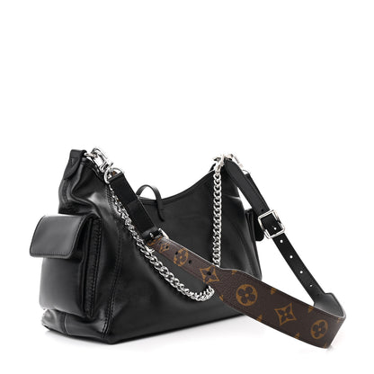 Louis Vuitton Lambskin CarryAll Cargo Vibe PM Black 3 of 10