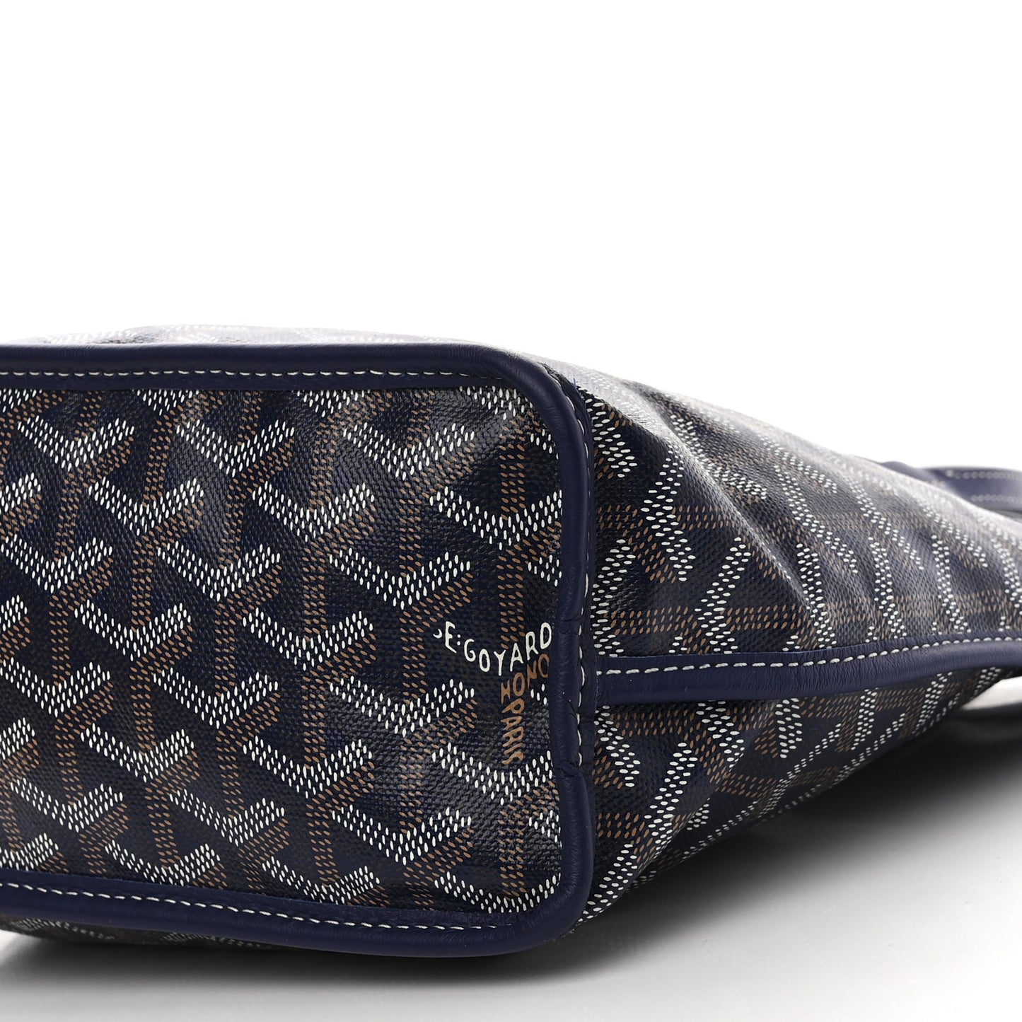 Goyardine Reversible Mini Anjou Navy