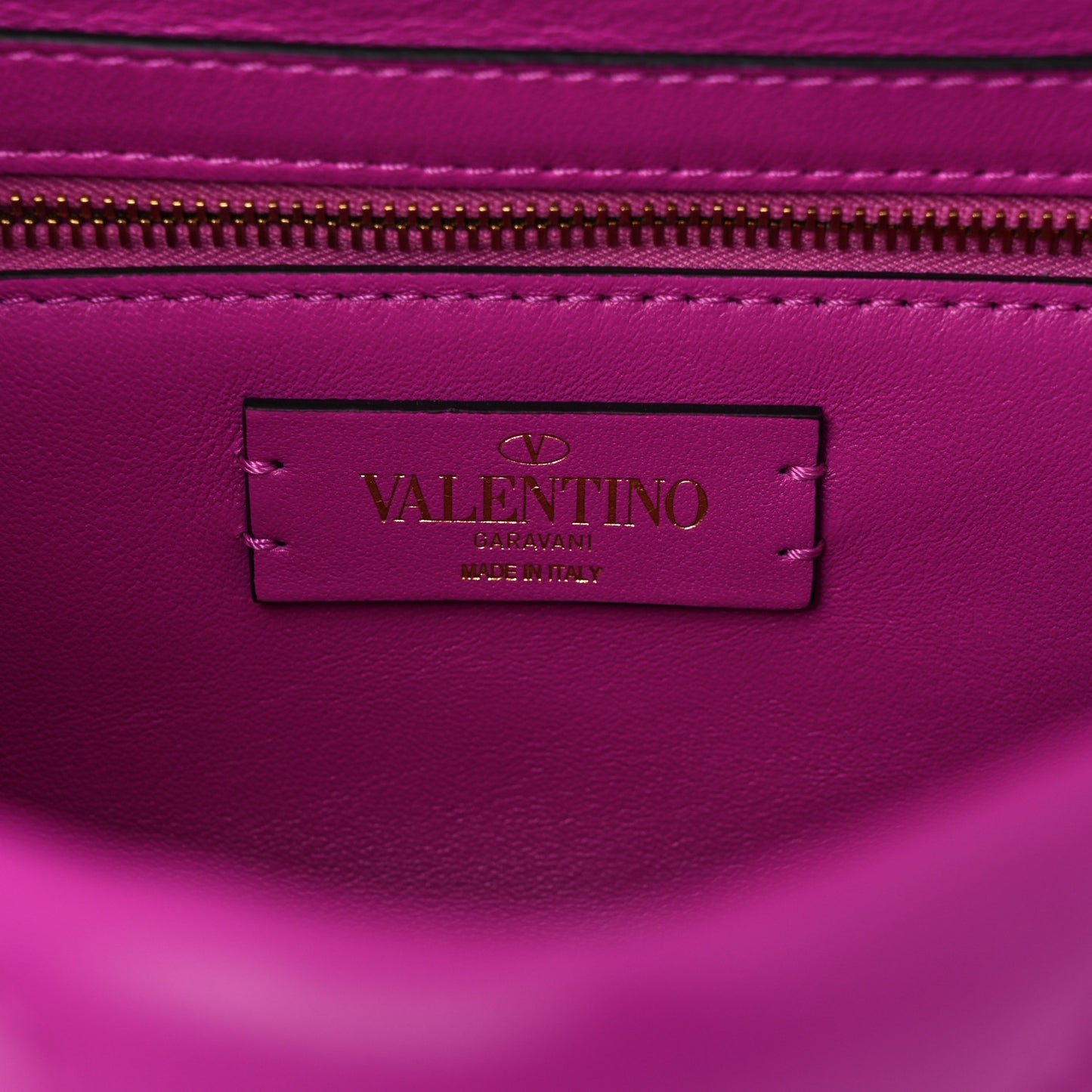 Nappa Large Roman Stud Shoulder Bag Radiant Orchid