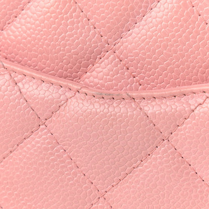 Chanel Caviar Quilted Small Bowler Pink 18 of 24