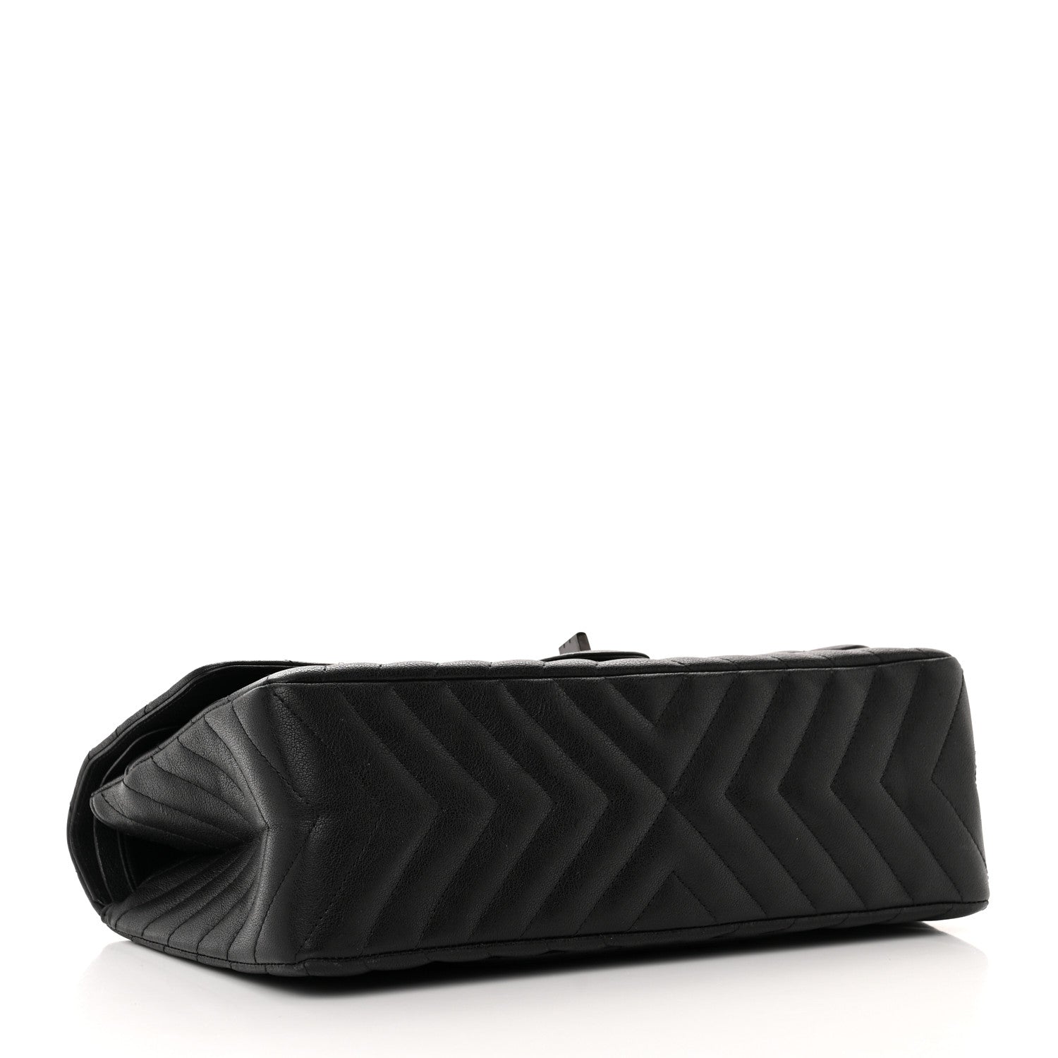 Chanel Sheepskin Chevron Quilted 2.55 Reissue 226 Flap So Black 4 of 13