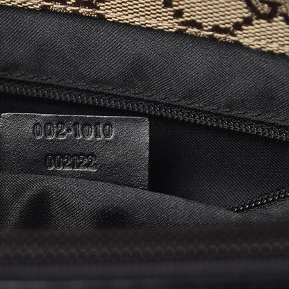 Gucci Monogram Bamboo Top Handle Tote Black 7 of 7