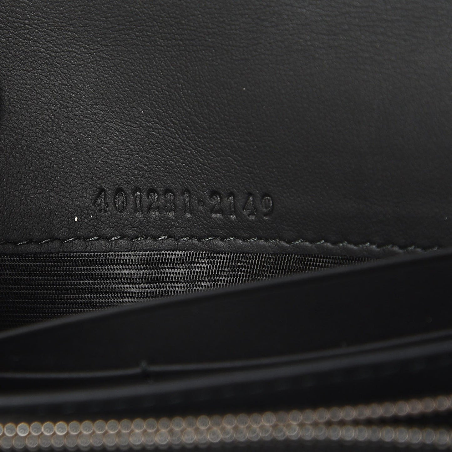 GG Supreme Monogram Mini Dionysus Chain Wallet Beige Black