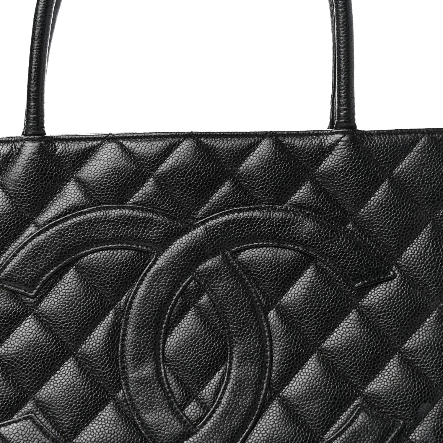 Chanel Caviar Quilted Medallion Tote Black 10 of 10