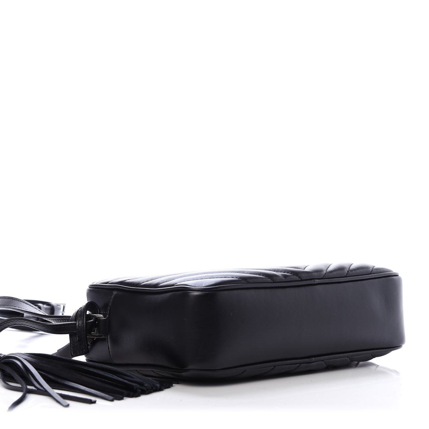 Calfskin Matelasse Monogram Lou Camera Bag Black