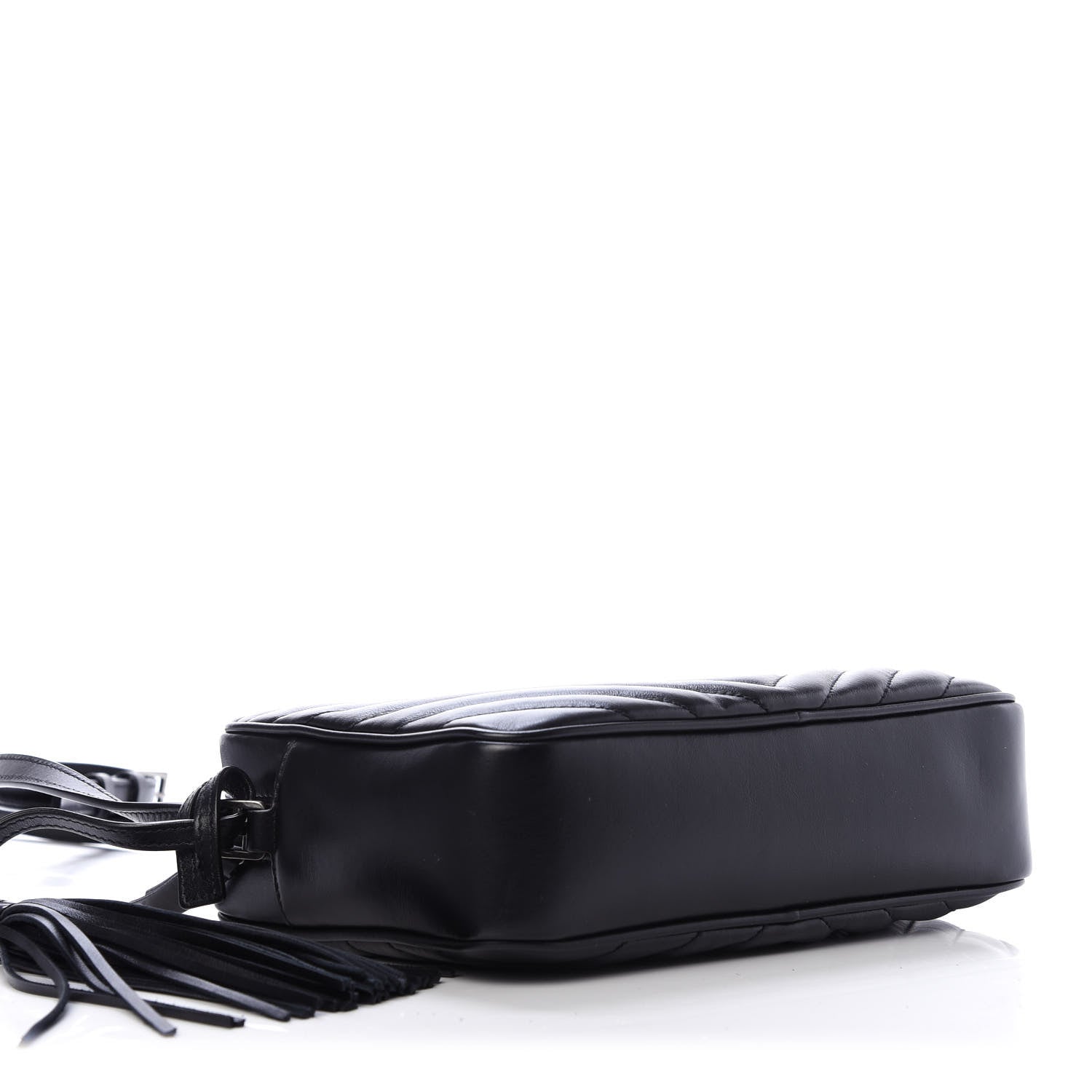 Saint Laurent Calfskin Matelasse Monogram Lou Camera Bag Black 4 of 10