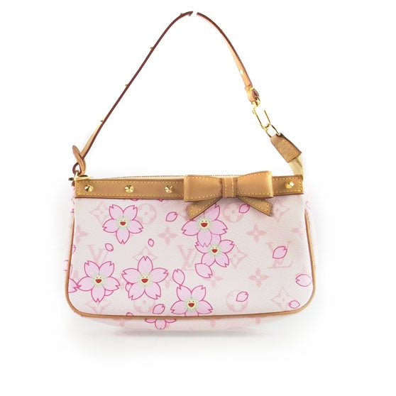 Louis Vuitton Cherry Blossom Pochette Pink 1 of 9