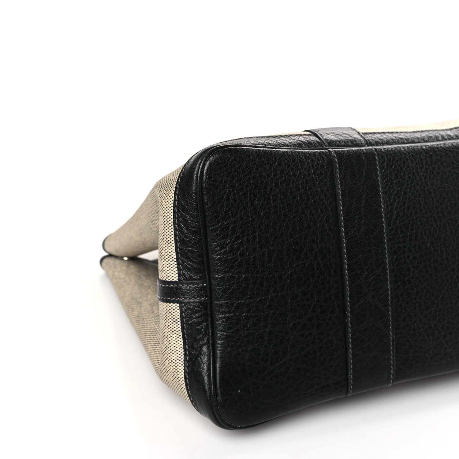 Hermes Toile Buffle Skipper Garden Party 36 MM Tote Black 7 of 8