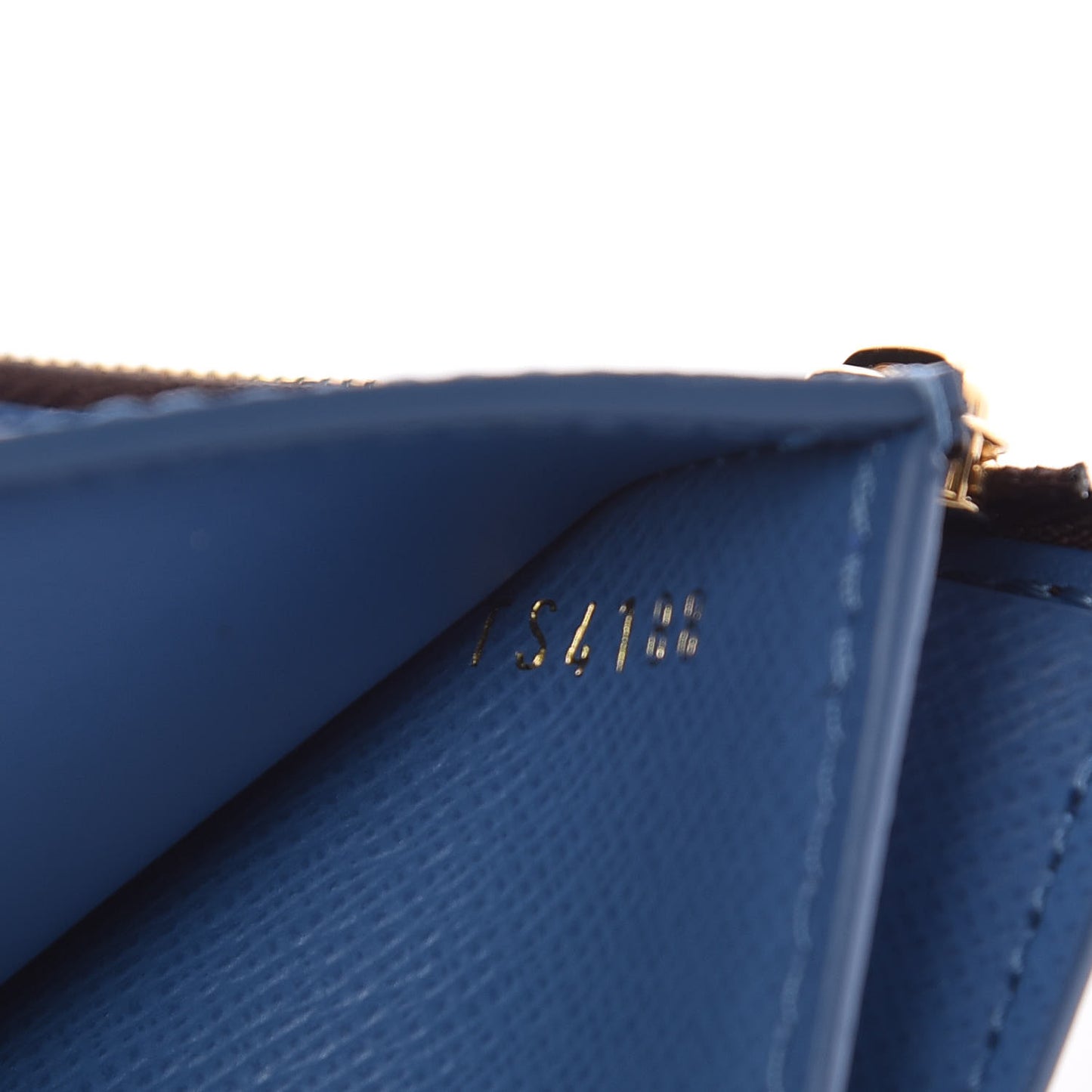 Monogram Zoe Wallet Blue Jean