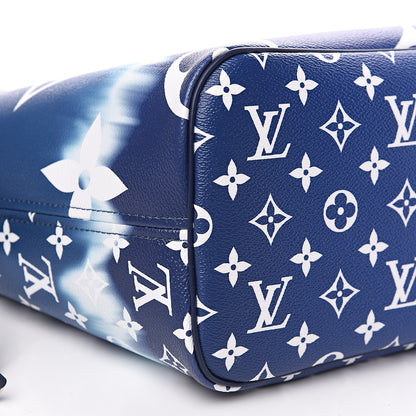 Louis Vuitton Monogram Escale Neverfull MM Blue 8 of 11